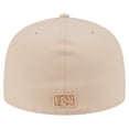 thumbnail image 4 of Men's New Era Light Beige Atlanta Braves Color Pack A-Frame 59FIFTY Fitted Hat, 4 of 5