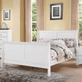 thumbnail image 2 of Plethoria Home White Panel Sleigh Bed, 2 of 5