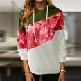 thumbnail image 2 of Vedolay Womens Sweatshirts Women's 2023 Crewneck Oversized Pullover Casual Comfy Fall Fashion Hoodies,Red 3XL, 2 of 3