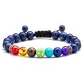 thumbnail image 4 of SIfdSeng Bracelet Énergie Sept Veines Hommes Dames Bracelet de Drainage Réglable Bracelet Cheville Protection Énergie Chakra Bracelet Cadeau Support Bracelet Cuir Bracelet Cristal, 4 of 8