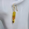 thumbnail image 3 of Fluorite 14K Gold Filled Tube | 2" Long | Yellow | 1 Pair Earrings |, 3 of 10