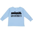 thumbnail image 3 of Inktastic San Antonio Texas City Skyline Boys or Girls Long Sleeve Toddler T-Shirt, 3 of 5