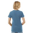 thumbnail image 4 of Tultex Fine Jersey Classic Fit T-Shirt, Women's Short Sleeve Ribbed Crewneck Slate Tee, S, 4 of 4