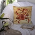 thumbnail image 3 of Carolines Treasures 8154PW1414 Crab Decorative Canvas Fabric Pillow, 14Hx14W, multicolor, 3 of 3