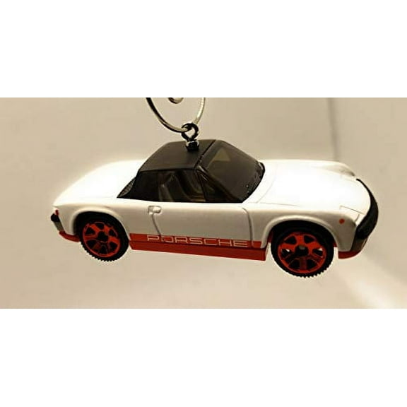 1971 for Porsche 914 Christmas Ornament 1:64 White Red