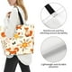 thumbnail image 3 of Disketp Flower Fox Bolsa Tote Estampada para Mujer, Bolso de Hombro y de Mano para Compras y Viajes, 3 of 8
