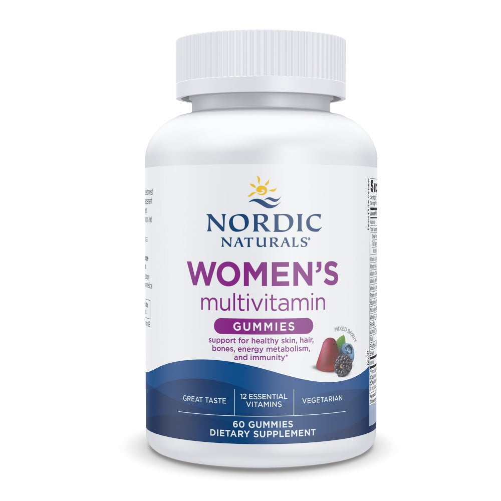 Nordic Naturals Women's Multivitamin Gummies, Mixed Berry - 60 Gummies