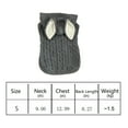 thumbnail image 3 of Xihbxyly Capa Cálida para Mascotas, Tela de Poliéster Grueso, Suave y Cómoda, Capucha Ajustable, Protección Invernal para Perros Pequeños y Medianos, Fácil de Mover, Disponible En Varios Tamaños., 3 of 6