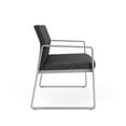thumbnail image 4 of Gansett Reception Waiting Room Healthcare Loveseat / Silver Steel / Dark Gray, 4 of 5