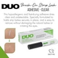 thumbnail image 6 of DUO Brush-On Clear Eye Lash Glue, Waterproof Strip Lash Adhesive, 0.18 oz, 2-Pack, 6 of 8