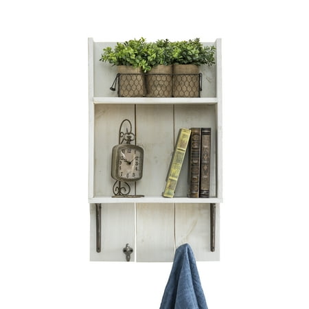 Reclaimed Wood Bathroom Shelf White Com