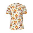 thumbnail image 6 of Rocae Forest Squirrel for Men's Mesh Quick-Dry Short Sleeve Workout T-Shirt,Mens Crew Neck Tee Lightweight Soft Classic T Shirts 3X-Large, 6 of 9