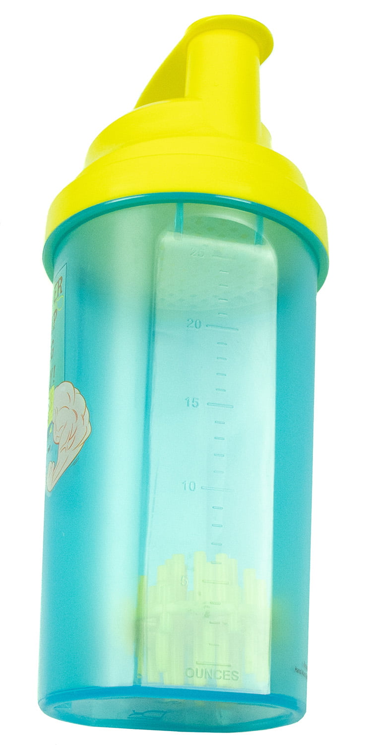 Spongebob Squarepants Never Skip Leg Day! 28-ounce Protein Shaker Bottle  Clear : Target