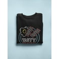 thumbnail image 3 of Tasty Breakfast Neon Sign Sweatshirt Men -Image by Shutterstock, Male Small, 3 of 4