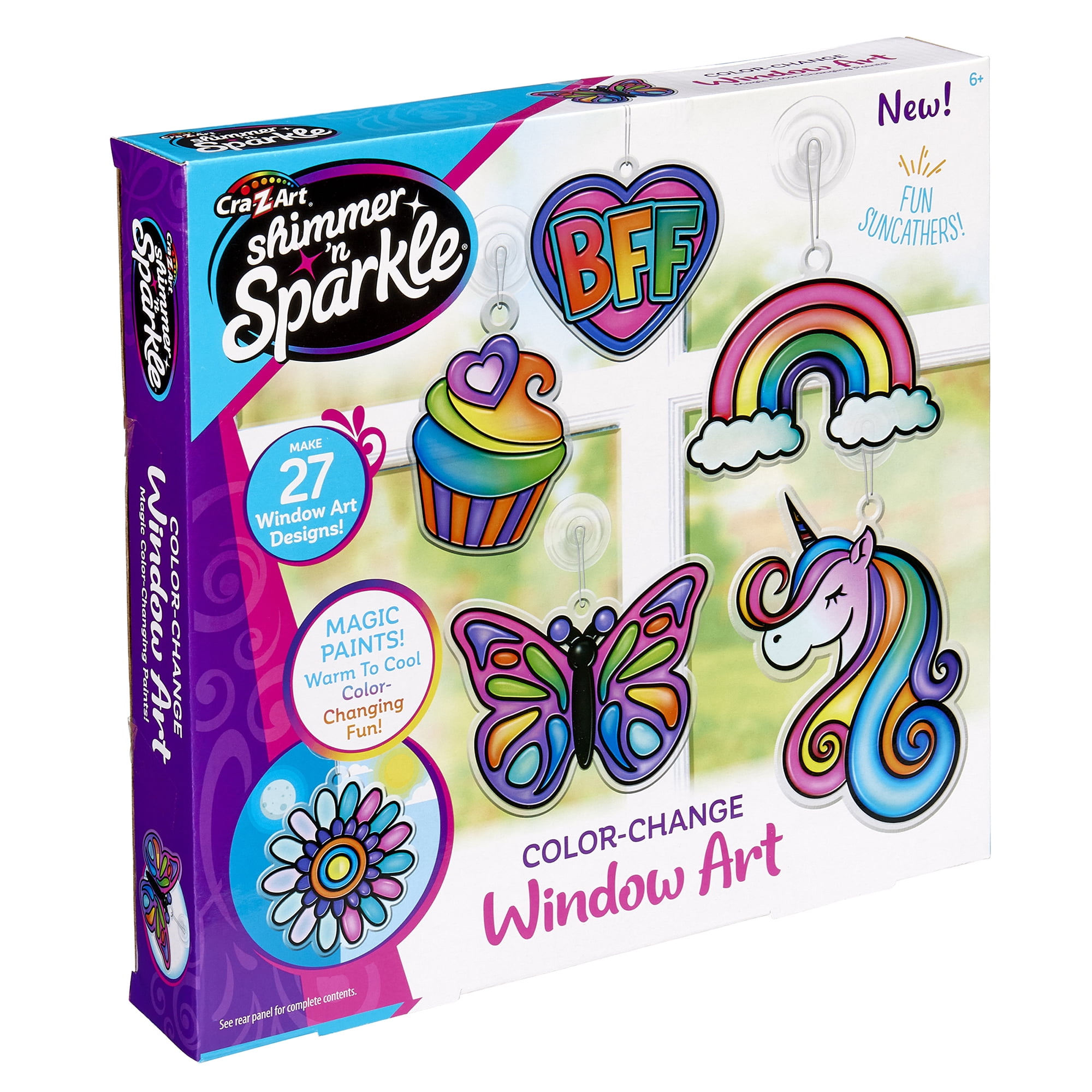 Cra-Z-Art Shimmer 'N Sparkle Color Change Window Art - Walmart.com