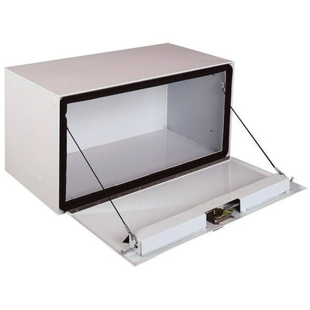 Delta 1-009000 72 in. Long Heavy-Gauge Steel Underbed Truck Box (White)