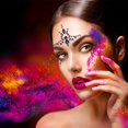thumbnail image 3 of Tatuajes de diamantes de imitación con forma de sirena SIQUK de Face Jewels, 12 unidades, 3 of 7