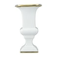 thumbnail image 5 of CC Home Furnishings Urn Shaped Vase with Pedestal Base - 11.5" - White and Gold, 5 of 9