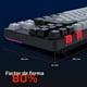 thumbnail image 4 of Teclado Gamer Mecanico BALAM RUSH LEVEL PRO GK990 Switch Red Inalambrico USB 2.4 GHz + BT 5.0 Tamaño 80% RGB, 4 of 5