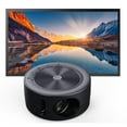 thumbnail image 3 of PEZHADA Mini Projector, Portable 1080P Projector, Outdoor Movie Projector Home Movie Led Video Projector, Movie Projector with Usb Interface and Remote Control, 3 of 9