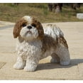thumbnail image 1 of Figura de regalo Hi-Line Shih Tzu de pie, color marrón y blanco, 1 of 8