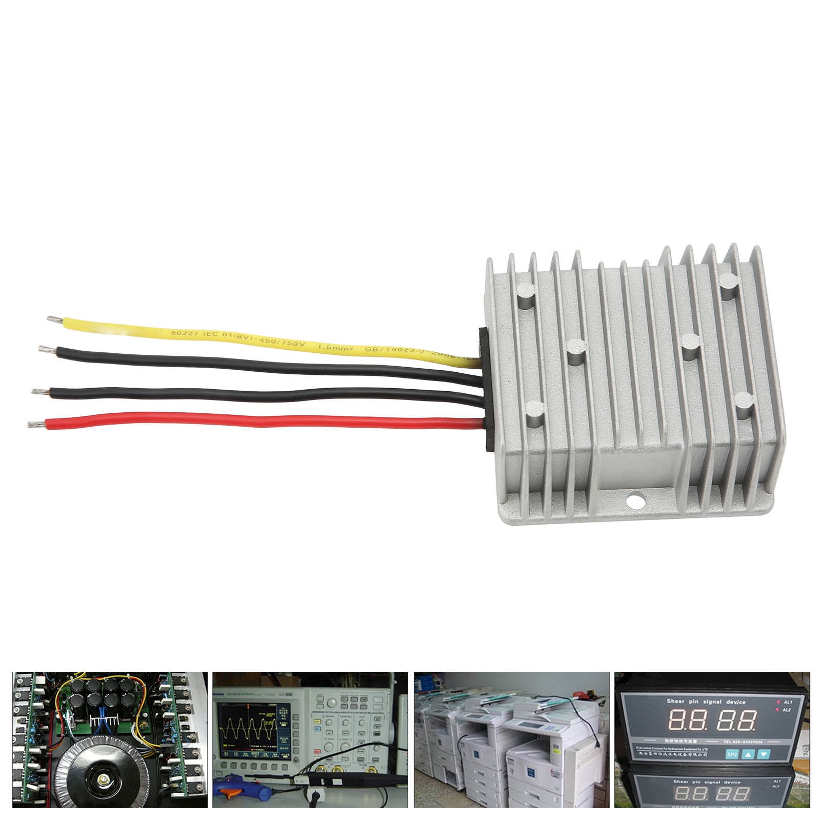Convertitore Di Potenza 207W Walfront – 24V A 13,8V, Regolatore DC IP68, Impermeabile, Per Auto E Sistemi Elettronici, 15A