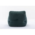 thumbnail image 5 of Tufted Foam Bean Bag Chair with Memory Sponge, Soft Teddy Fabric Bean Bag Sofa Chair for All Ages, Lazy Leisure Sofa Chair for Living Room Bedroom, Green, 5 of 9