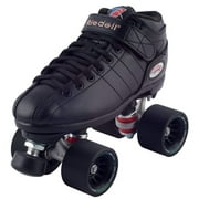 Riedell Skates Size 1 - R3 Speed Roller Skates Black DEMON Wheels