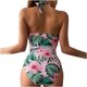 thumbnail image 4 of Traje de baño de una pieza para mujer, conjuntos de bikini para mujer, trajes de baño de color liso para mujer, trajes de baño de cintura alta para mujer, 4 of 5