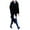 d6-black trench coat, variant on UPPADA Women's Warm Trench Coat Wool Blend Pea Coat Mid Long Length Wind Breakers Trench Coat Lapel Jacket with Belt Ladies Business Fall Winter Clothes Black,XXXXL