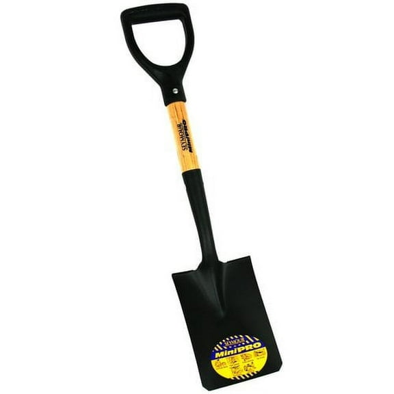 Seymour Midwest Square Point Shovel, 27 in L Wood Handle 49353GRA