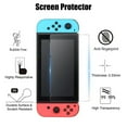thumbnail image 3 of TSV Protective Cover Case Fit for Nintendo Switch, Dockable Clear Case with HD Tempered Glass Screen Protector, 6 Thumb Caps, 3 of 8