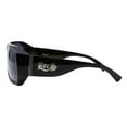 thumbnail image 4 of Locs Sunglasses Men's Shiny Black Geometric Square Gangster Hip Hop UV 400, 4 of 4