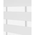 thumbnail image 3 of Cordless Serenity Sheer Double Layered Zebra Shade Horizontal Cordless Window Shade Blind Roller Blinds & Treatments (33x72, White), 3 of 3