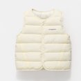 thumbnail image 2 of JAJAHO Baby Boys Girls Puffer Vest Toddler Winter Lightweight Sleeveless Button Up Quilted Jacket 6M-6Y, 2 of 5