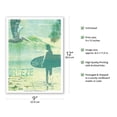 thumbnail image 2 of Offshore Breeze - Surfer Girl - Original Collage Art by Wade Koniakowsky - Master Art Print (Unframed) 9in x 12in, 2 of 4