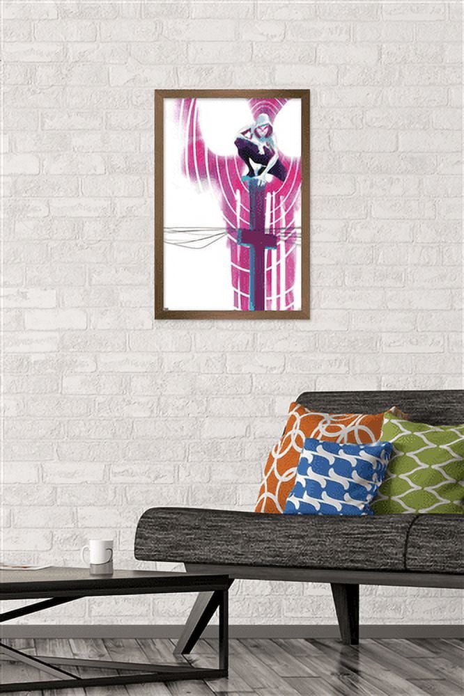 Marvel Comics - Ghost Spider - Spider-Gwen #3 Wall Poster, 14.725" x 22.375", Framed