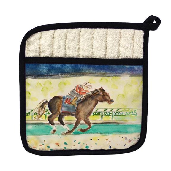 Betsy Drake PT109 Derby Winner Pot Holder