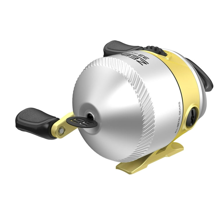 Zebco 33 MAX Gold Size 60 Spincast Fishing Reel, Silver/Gold