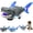 Grey, variant on Electric Glowing Swivel Shark, Rechargeable Moving Shark Figure with LED Lights, Music, 360° Obstacle Avoidance and Multi-Joint Wobble Motion, Interactive Crawling Shark for Indoor Outdoor (Grey)