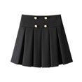 thumbnail image 2 of Tdoqot Girls Pleated Mini Skirts- High Waist Fashion Fashion Casual Kids School Uniforms Black Size 4-16, 2 of 8