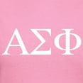 thumbnail image 3 of CafePress - Alpha Sigma Phi Greek Letters White T Shirt - Women's Traditional Fit Dark T-Shirt, 3 of 4
