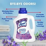 (2 pack) Lysol® Laundry Sanitizer Additive, Eliminates Odor Causing Bacteria, Lavender Fusion, 90 fl oz