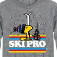 thumbnail image 3 of Peanuts - Woodstock Ski Pro - Toddler And Youth Long Sleeve Graphic T-Shirt, 3 of 6