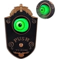 thumbnail image 1 of Decoración de timbre de Halloween, timbre embrujado, globo ocular iluminado de Halloween, decoración de puerta, accesorio de timbre de fiesta, 1 of 4