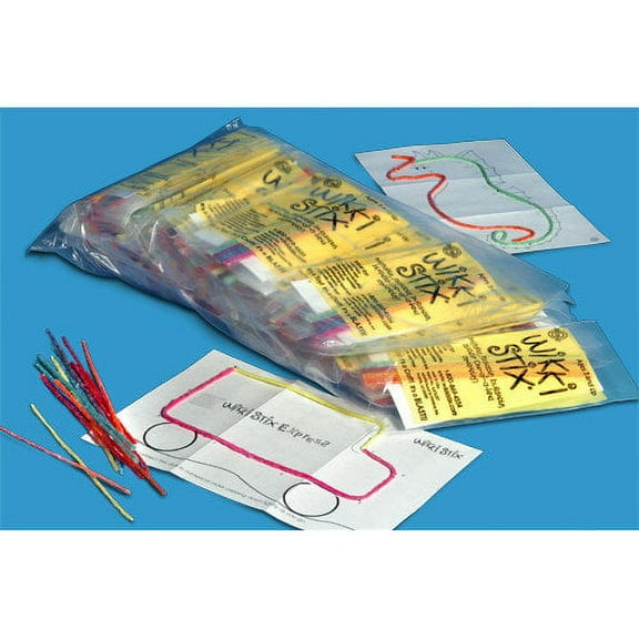 Wikki Stix Wikki Stix - Individually Packaged - Assorted Fun Favors - Pack of 50