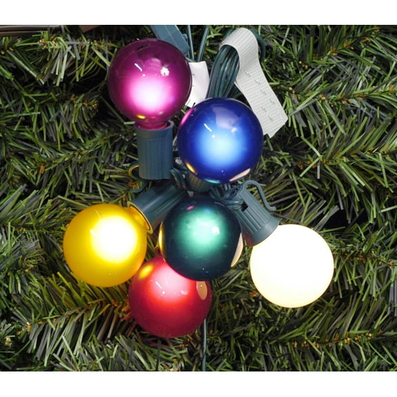 Vickerman 10 Pack of Blue G50 Replacement Bulbs for E12/C7 Socket. There are 10 Blue bulbs per pack.