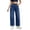Dark Blue, variant on Kaemgyyd Wide Leg Jeans for Women Trendy Elastic High Waisted with Pockets Boyfriend Pants Casual Pull on Trouser