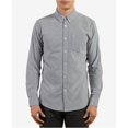 thumbnail image 2 of Volcom Oxford Button Up Camisa para Hombre, Azul, X-Large Volcom Botones al frente, 2 of 2