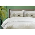 thumbnail image 4 of Ambesonne Grey Duvet Cover Sets, Boat on Lake Nature, 2-Queen, Eggshell Brown Orange, 4 of 7